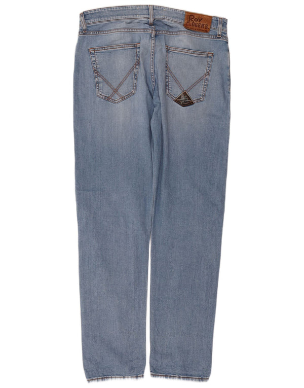 Roy Rogers Mens Slim Jeans W36 L32 Blue Cotton