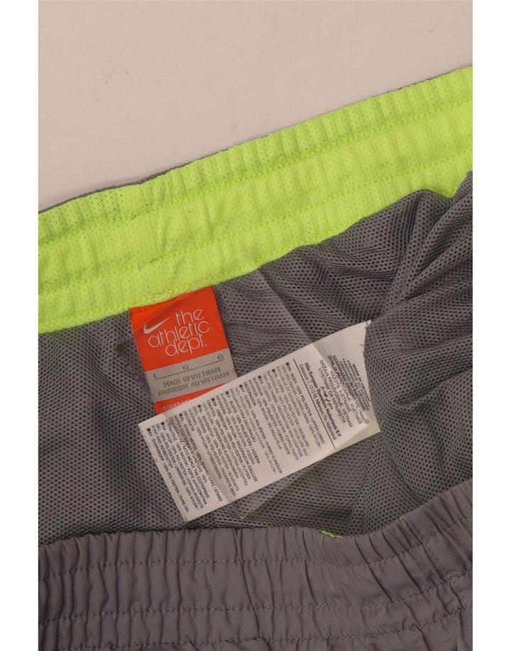 Pantaloni da tuta da uomo Nike Joggers grandi in poliestere grigio