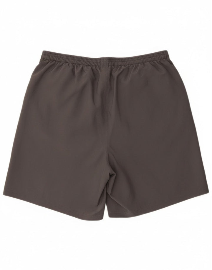 Pantaloncini sportivi Nike da uomo grandi in poliestere grigio