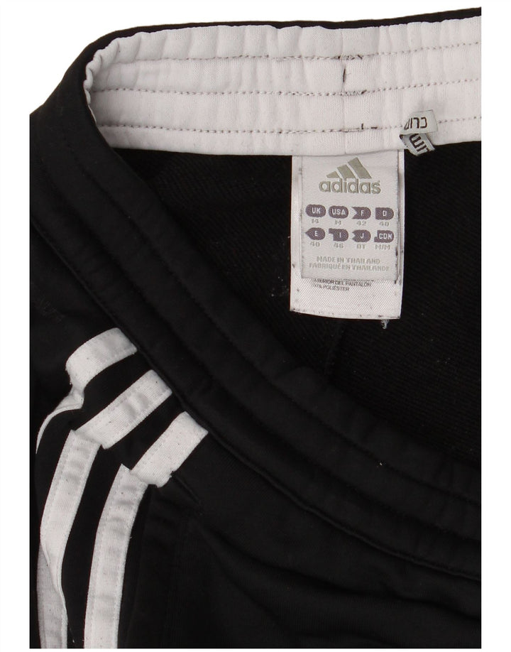 Pantaloni da tuta Adidas Climalite da donna UK 14 poliestere nero medio