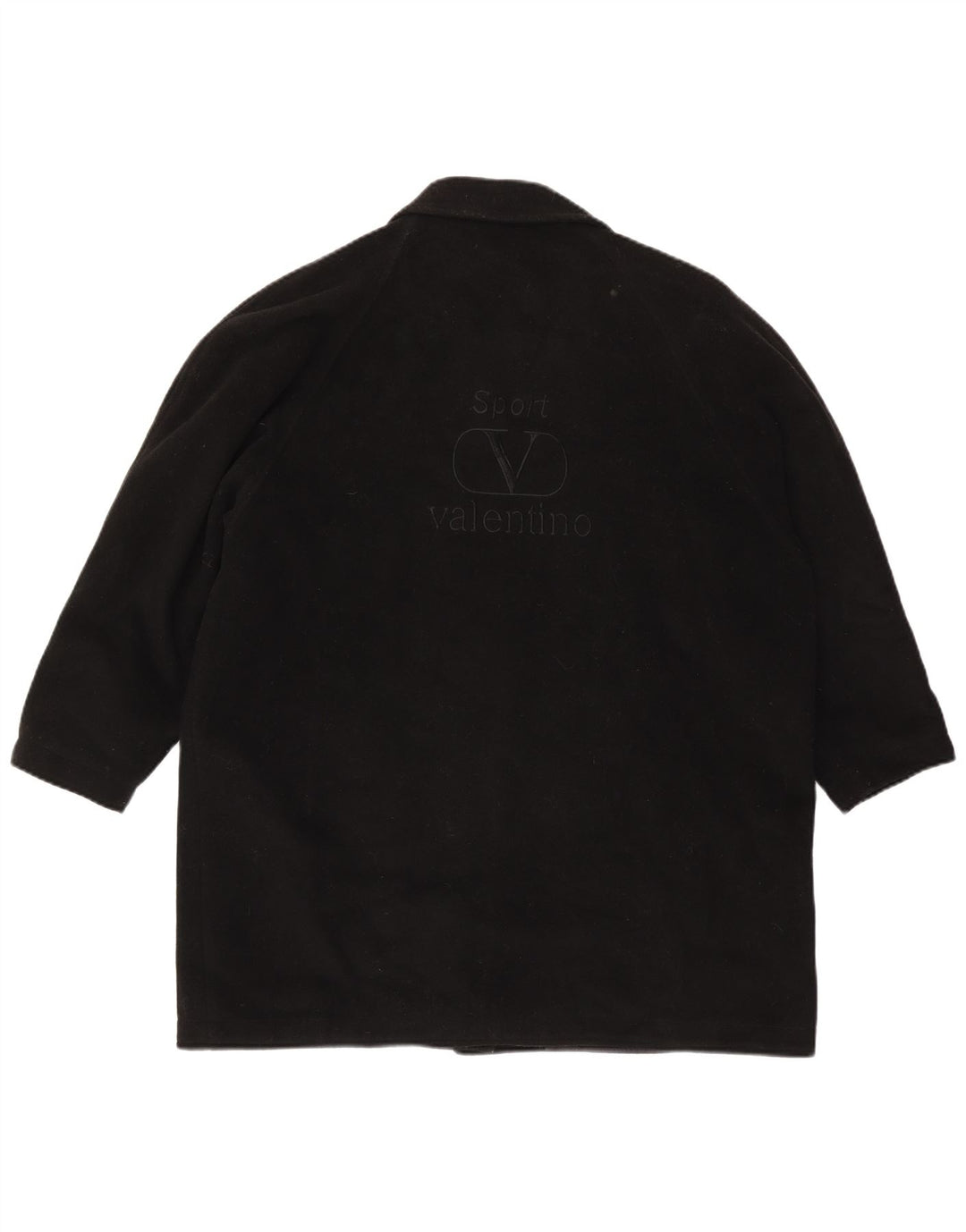 Cappotto Donna Valentino IT 46 Large Nero Lana