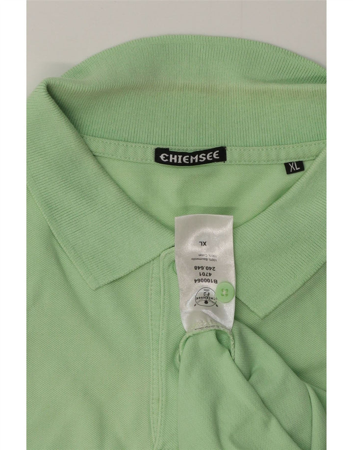 Polo da uomo CHIEMSEE XL in cotone verde