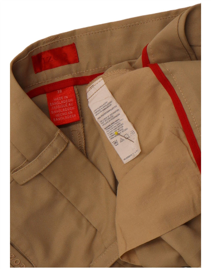 Pantaloncini chino da uomo Izod W38 XL poliestere beige