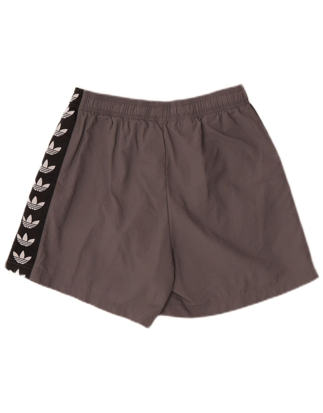 Pantaloncini Sportivi da Uomo Adidas con Grafica, Taglia Small, Colore Grigio a Blocchi, Nylon