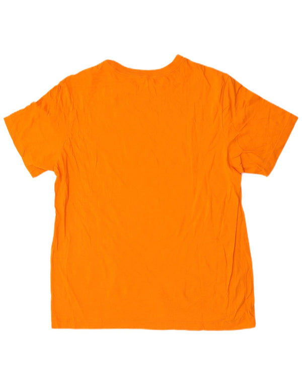 Nike Mens Graphic T-Shirt Top Large Orange