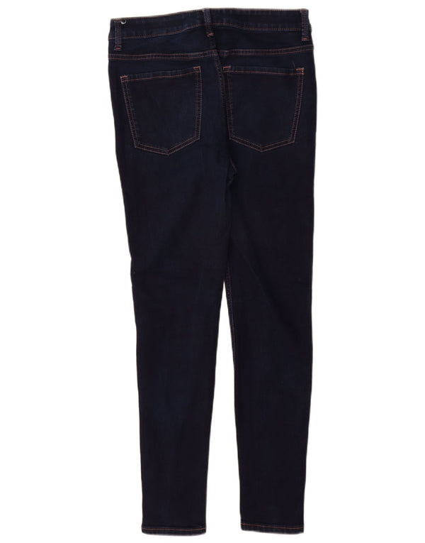 Marks & Spencer Donna The Ivy Skinny Jeans UK 10 Small W28 L28 Blu Navy