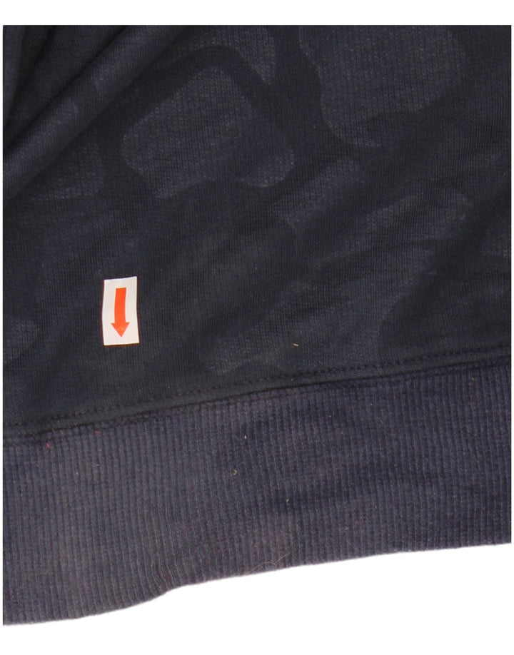Felpa oversize da donna ADIDAS UK 10 piccola blu navy