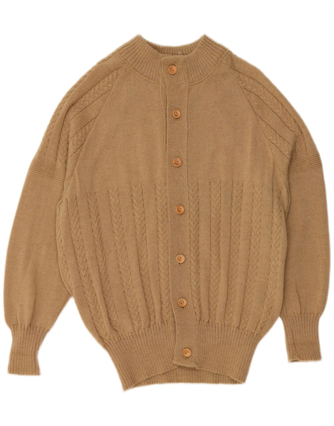 Maglione cardigan da donna CHIC IT 48 XL Beige