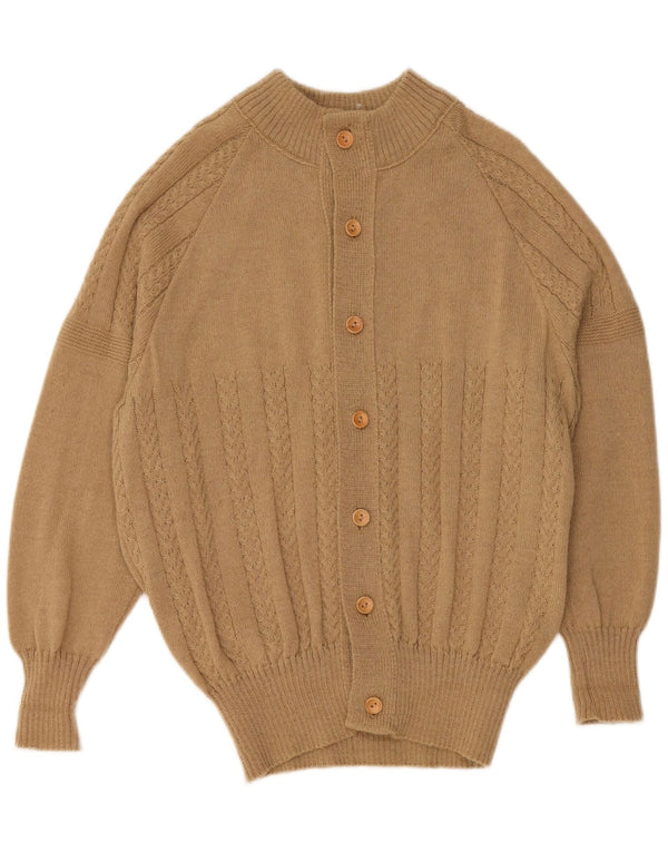 Maglione cardigan da donna CHIC IT 48 XL Beige