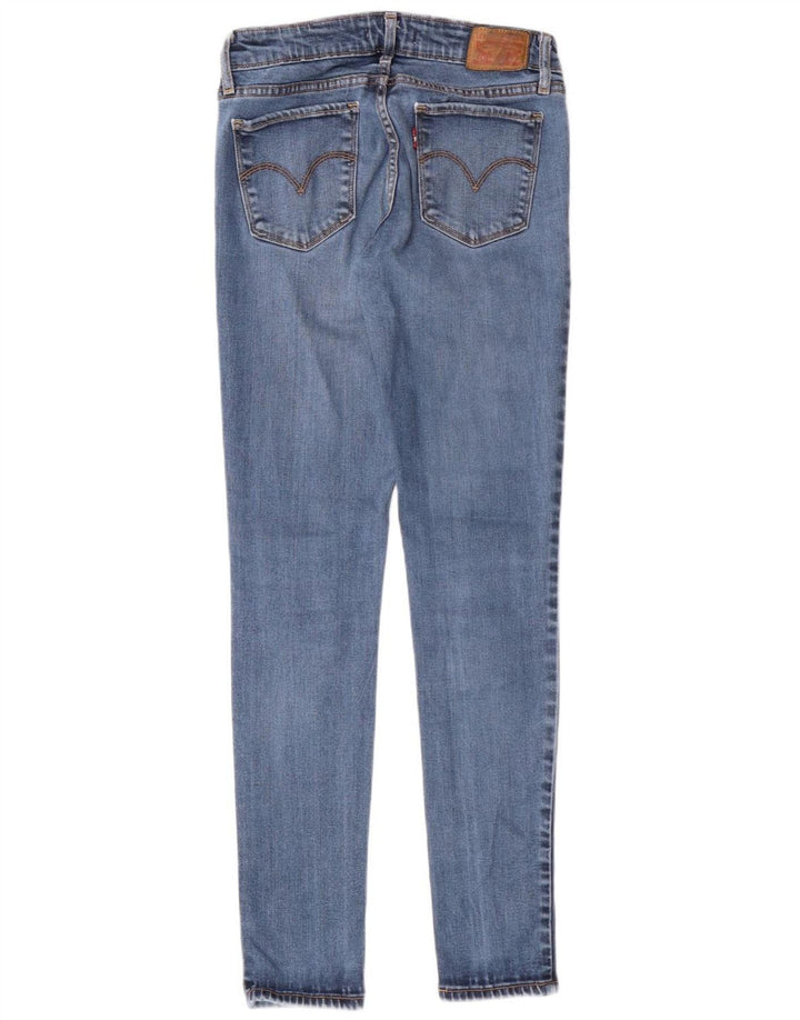LEVI'S Jeans skinny 711 da donna W26 L30 Lyocell blu
