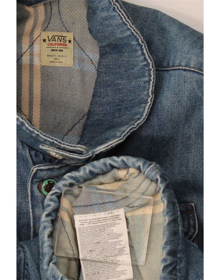 Giacca di jeans da uomo Vans UK 36 Small Blu Cotone