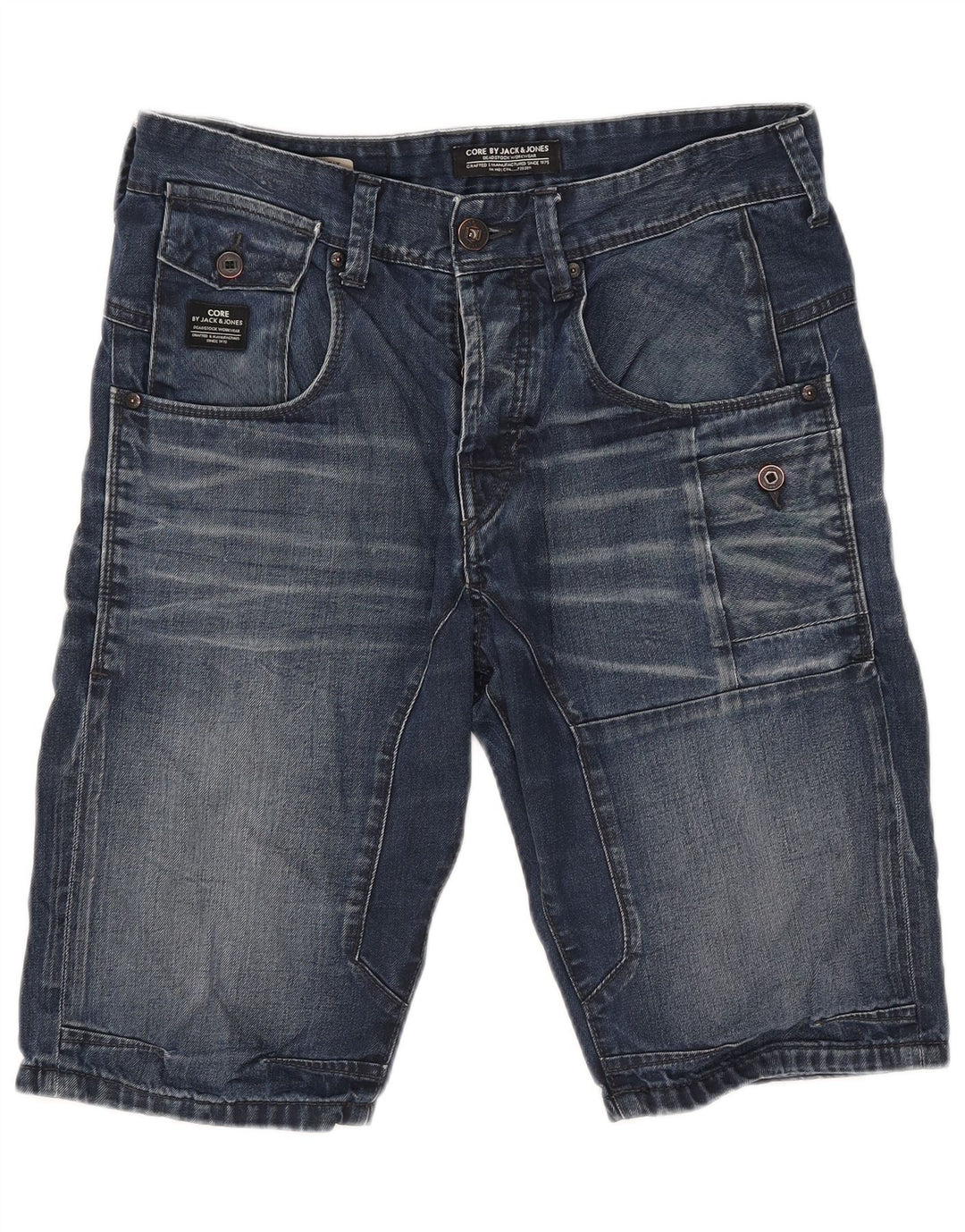 Pantaloncini di jeans da uomo Jack & Jones W32 Blu medio