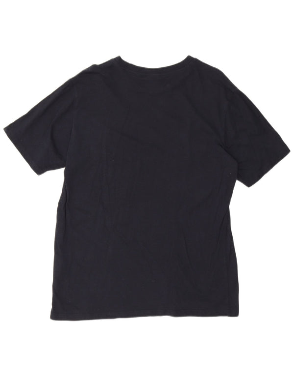 T-shirt da uomo Champion Top Large in cotone blu navy