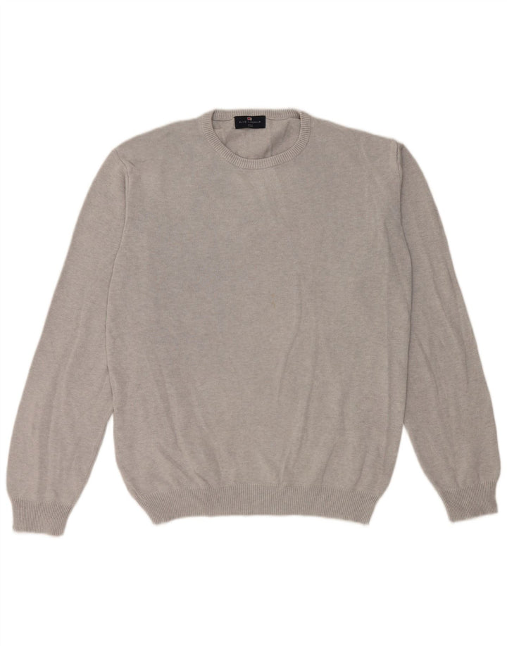 Maglione maglione girocollo da uomo Marks & Spencer UK 38/40 Grigio medio