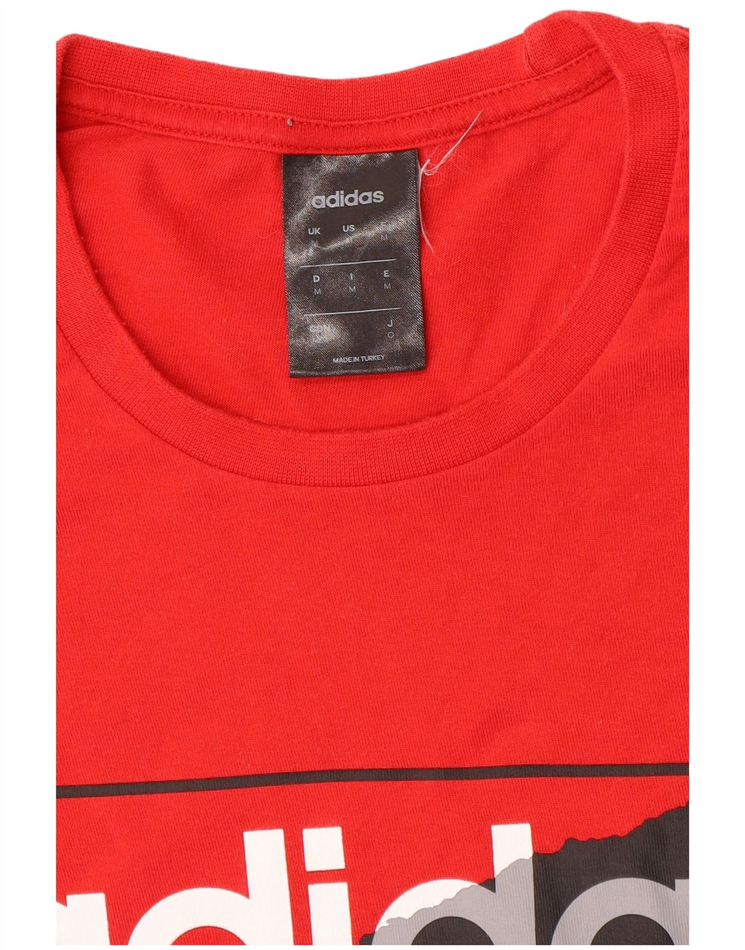 T-shirt grafica da uomo ADIDAS Top rosso medio