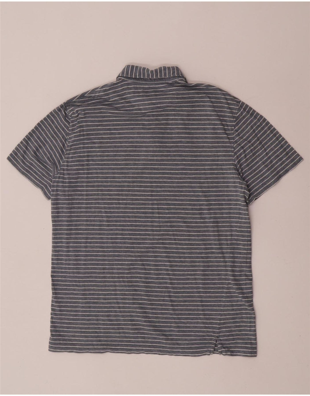 Polo Hackett da uomo slim fit a righe grandi grigie