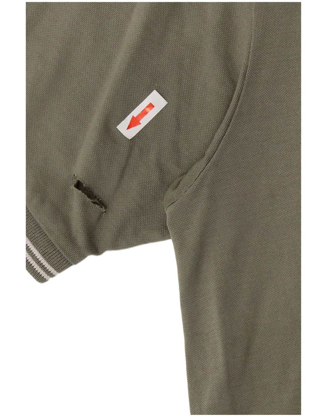 Polo da uomo Champion grande in cotone kaki