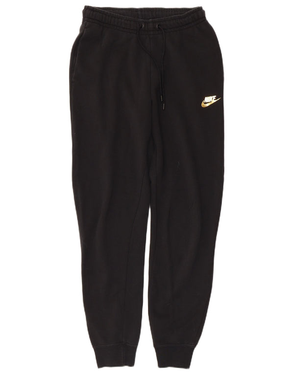 Pantaloni da tuta da donna NIKE Joggers UK 6 XS cotone nero