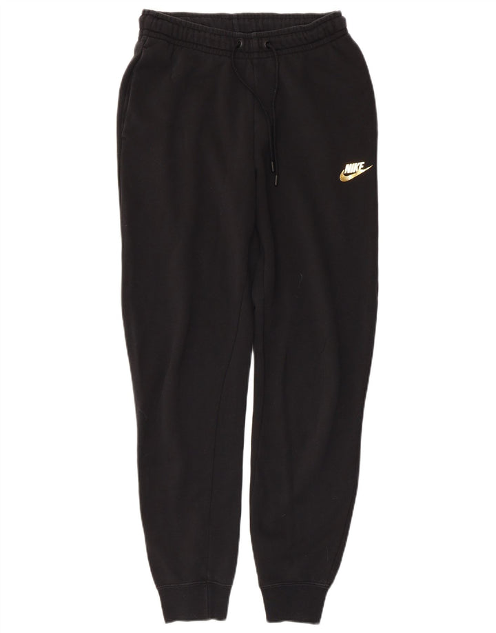 Pantaloni da tuta da donna NIKE Joggers UK 6 XS cotone nero
