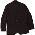 Giacca blazer a 2 bottoni da uomo Tommy Hilfiger UK 40 grande lana grigia classica