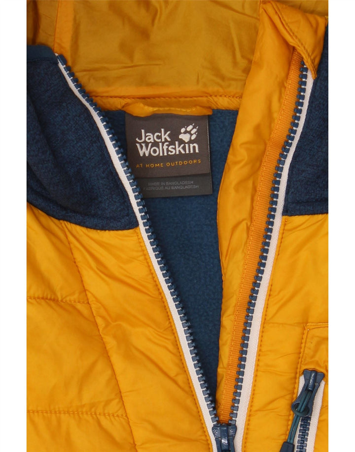 Giacca bomber da uomo Jack Wolfskin UK 36/38 Poliestere giallo medio