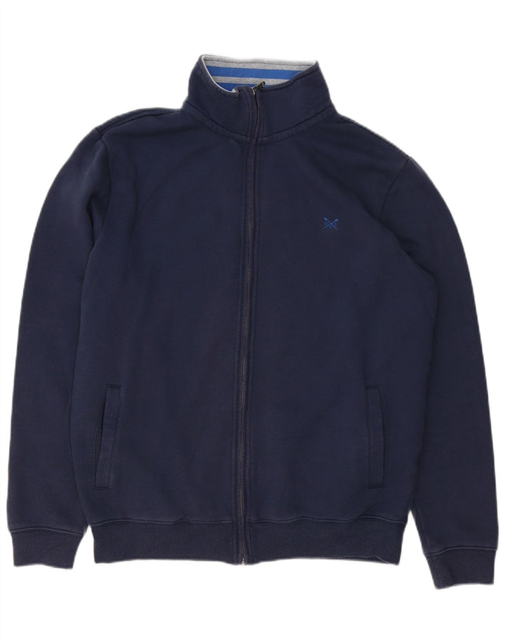 Crew Clothing Giacca da tuta da uomo in cotone medio blu navy