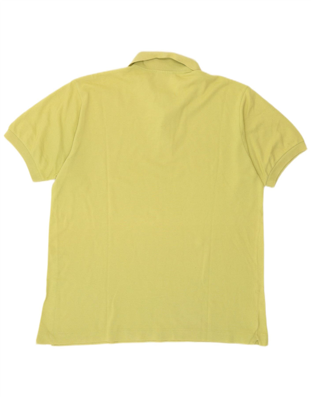 Polo da uomo Lacoste taglia 5 grande in cotone giallo