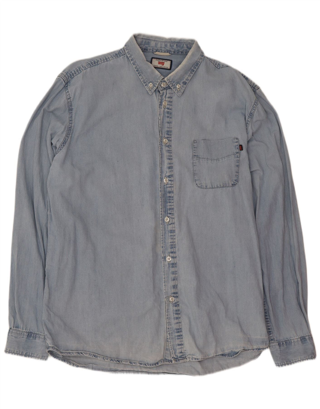 Camicia di jeans da uomo Carrera XL in cotone blu