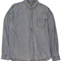 Camicia di jeans da uomo Carrera XL in cotone blu