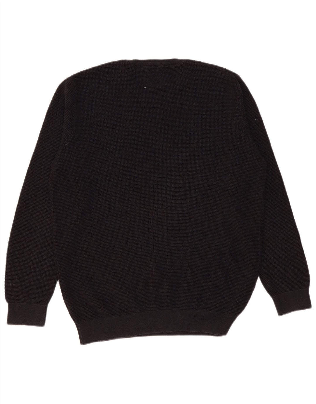 Maglione maglione girocollo da uomo Zara in cotone nero medio