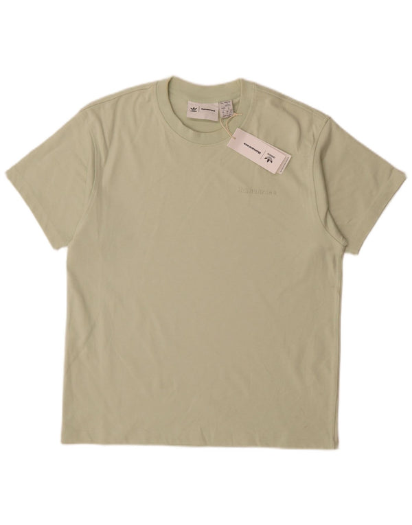 T-shirt Adidas Humanrace da uomo Top piccola in cotone verde