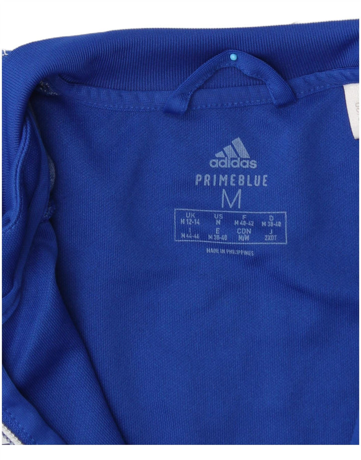 Giacca da tuta da donna Adidas UK 12/14 Poliestere blu medio