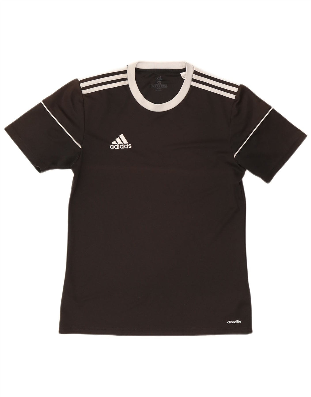 T-shirt ADIDAS Climalite da uomo XS nera in poliestere