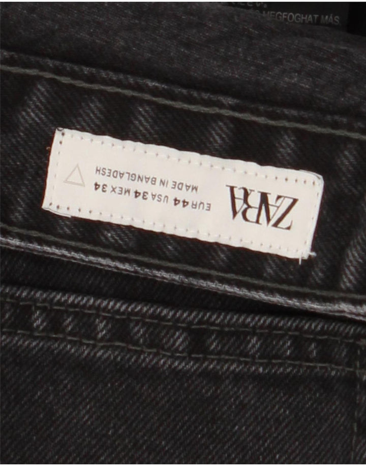 Jeans affusolati da uomo Zara W34 L26 cotone nero