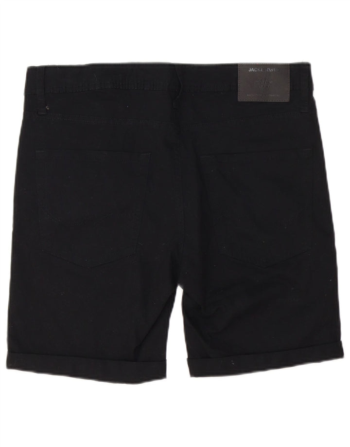 Pantaloncini casual da uomo Jack & Jones medi W32 cotone nero