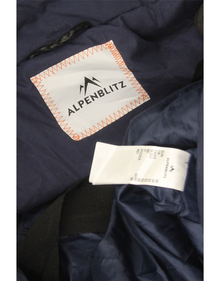 Cappotto imbottito con cappuccio da donna Alpenblitz UK 24 4XL poliestere blu navy