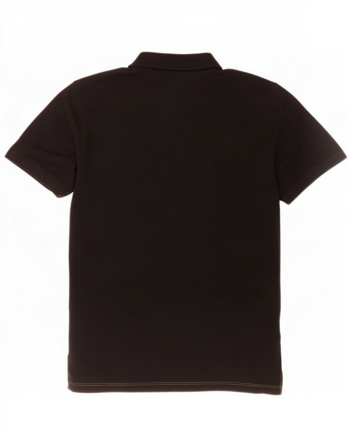 Polo grafica da uomo Umbro grande in cotone nero