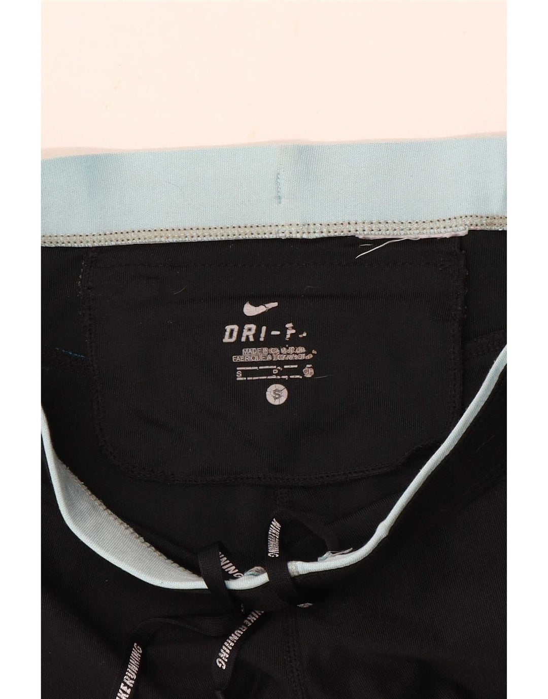 Leggings Capri da donna Nike UK 10 Small Black Colourblock