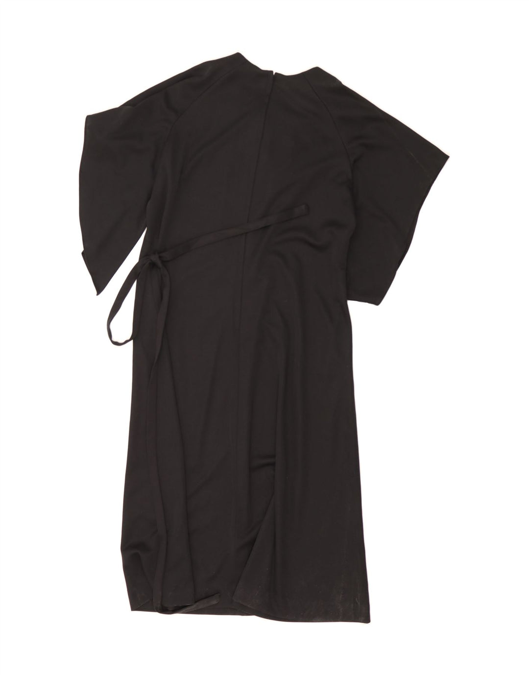 NORMAN LINTON Womens Maxi Dress UK 14 Large Black Polyester Vintage Norman Linton and Second-Hand Norman Linton from Messina Hembry 