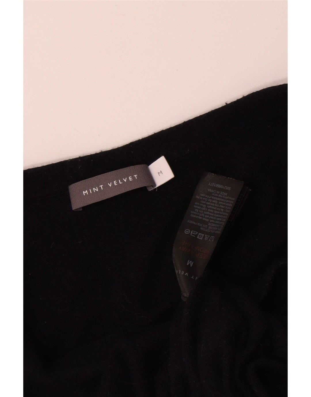 Maglione maglione oversize da donna con scollo a barca MINT VELVET UK 14 Medio Nero