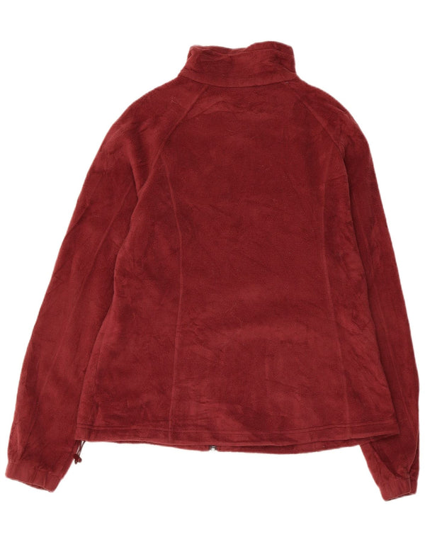 Giacca in pile da donna COLUMBIA UK 18 XL Bordeaux poliestere