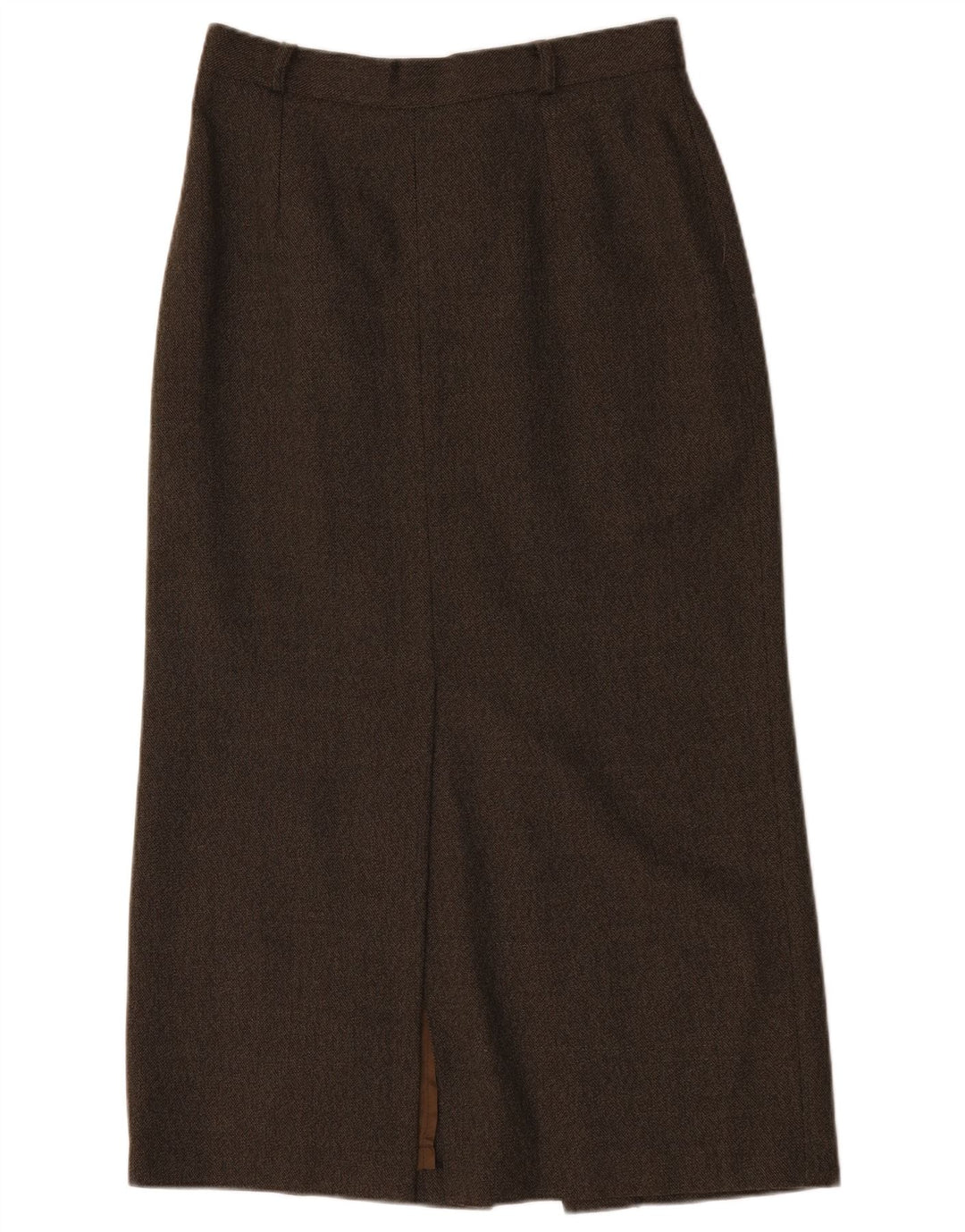 Gonna lunga da donna Endora UK 14 media W30 lana marrone