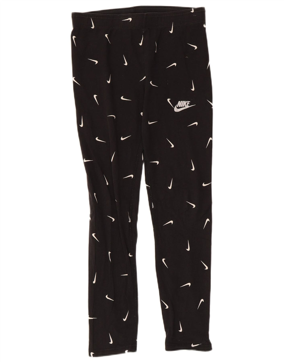 Leggings grafici aderenti NIKE per ragazze 13-14 anni XL cotone nero