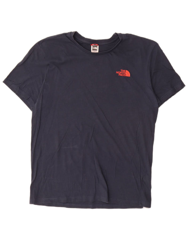 T-shirt da uomo The North Face Top Large in cotone blu navy