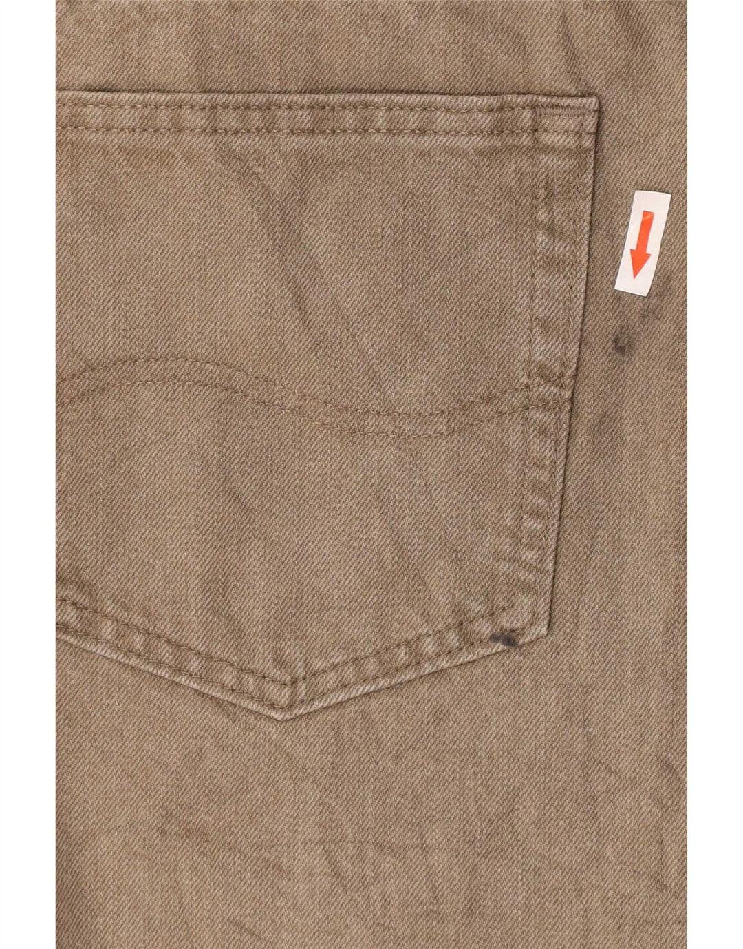 Jeans dritti da uomo Lee vestibilità regolare W36 L29 cotone kaki