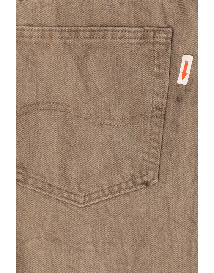 Jeans dritti da uomo Lee vestibilità regolare W36 L29 cotone kaki