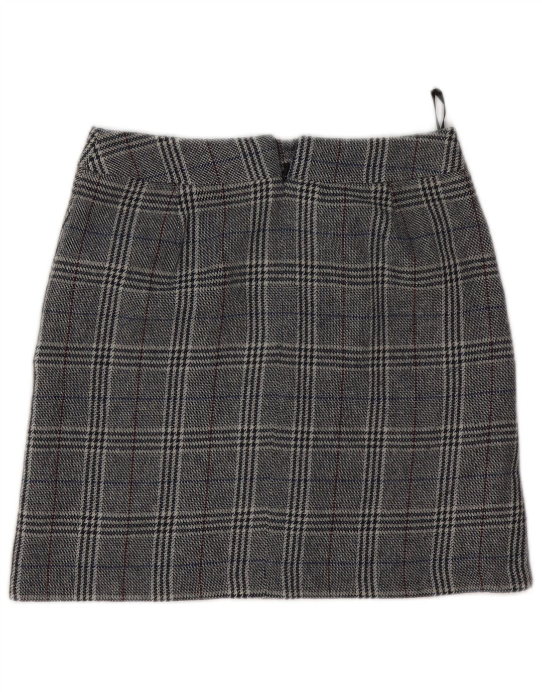 Minigonna da donna Marks & Spencer UK 8 piccola W28 acrilico pied de poule grigio