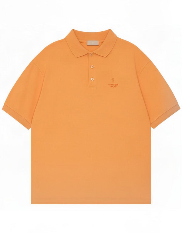 Polo Uomo Trussardi XL Arancione Cotone