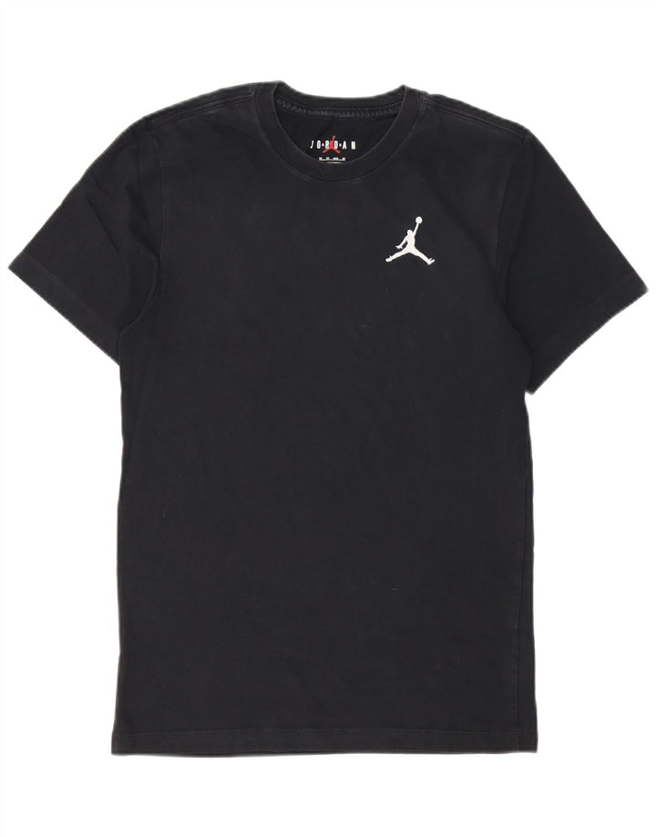 T-shirt Jordan da uomo Top XS in cotone nero