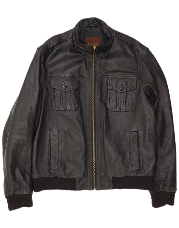 Giacca in Pelle Uomo CONBIPEL IT 56 XL Pelle Nera